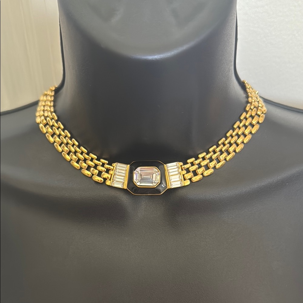 Trifari Vintage Golden Statement Necklace